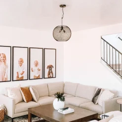 Open Box Bergen Globe Pendant, Matte Black