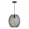 Open Box Bergen Oval Pendant, Matte Black