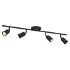Open Box Bixby 32" 4-Light LED Fixed Track Light, Matte Black