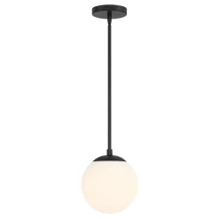 Open Box Castell 8" Globe LED Pendant, Matte Black