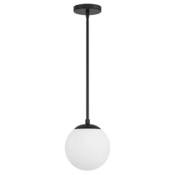 Open Box Castell 8" Globe LED Pendant, Matte Black
