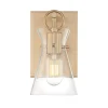 Open Box Chloe Vanity Wall Sconce, Warm Brass