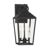 Open Box Cole Outdoor Wall Light, Medium, Black