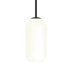 Open Box Liv 11" Opal Capsule Pendant, Matte Black