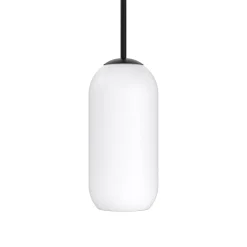 Open Box Liv 11" Opal Capsule Pendant, Matte Black