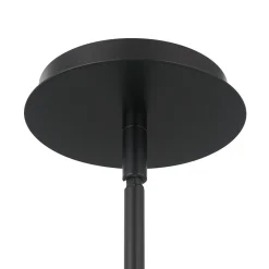 Open Box Mason 4 Light Chandelier, Matte Black