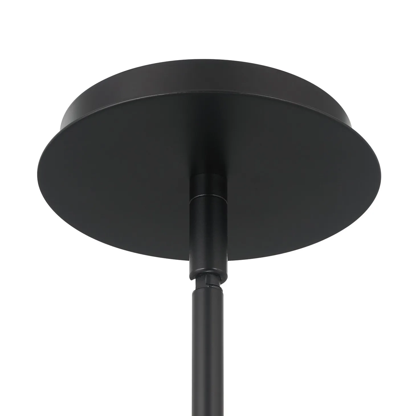 Open Box Mason 4 Light Chandelier, Matte Black