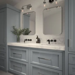 Open Box Owen 2-Light Vanity Wall Light, Polished Nickel