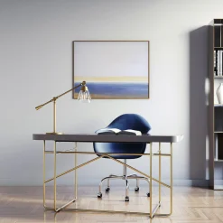 Open Box Owen Table Lamp, Satin Brass