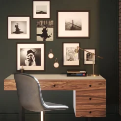 Open Box Owen Table Lamp, Satin Brass