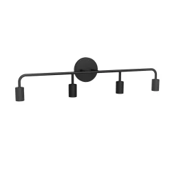 Open Box Prospect 4 Light Vanity, Matte Black