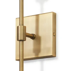 Open Box Prospect 2 Light Wall Sconce, Aged Brass