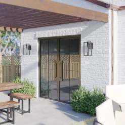 Open Box Sam Outdoor Wall Light, Medium