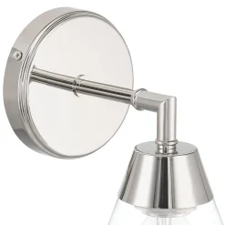 Owen 1 Light Vanity Wall Sconce, Polished Nickel