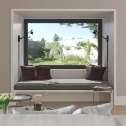 Owen Adjustable Plug-In Wall Sconce, Matte Black