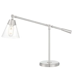 Owen Table Lamp, Polished Nickel