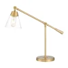 Owen Table Lamp, Satin Brass