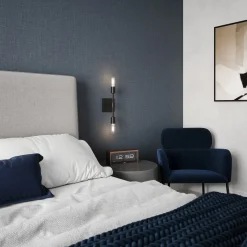 Prospect 2 Light Wall Sconce, Matte Black