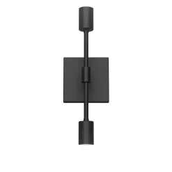 Prospect 2 Light Wall Sconce, Matte Black