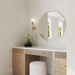 Prospect Wall Sconce, Aged Brass