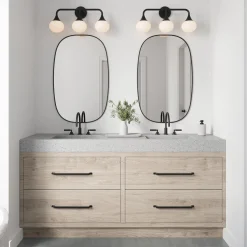 Talia 3 Light LED Vanity, Matte Black