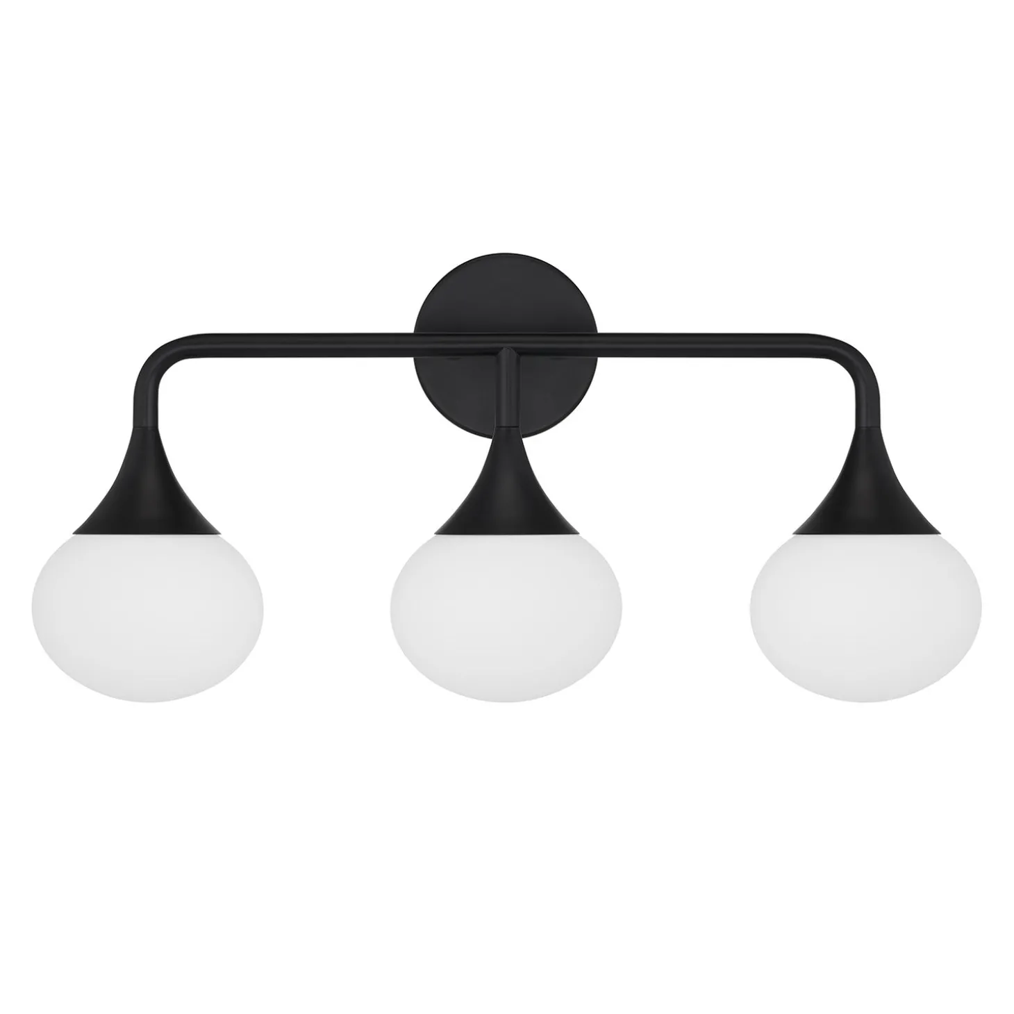Talia 3 Light LED Vanity, Matte Black