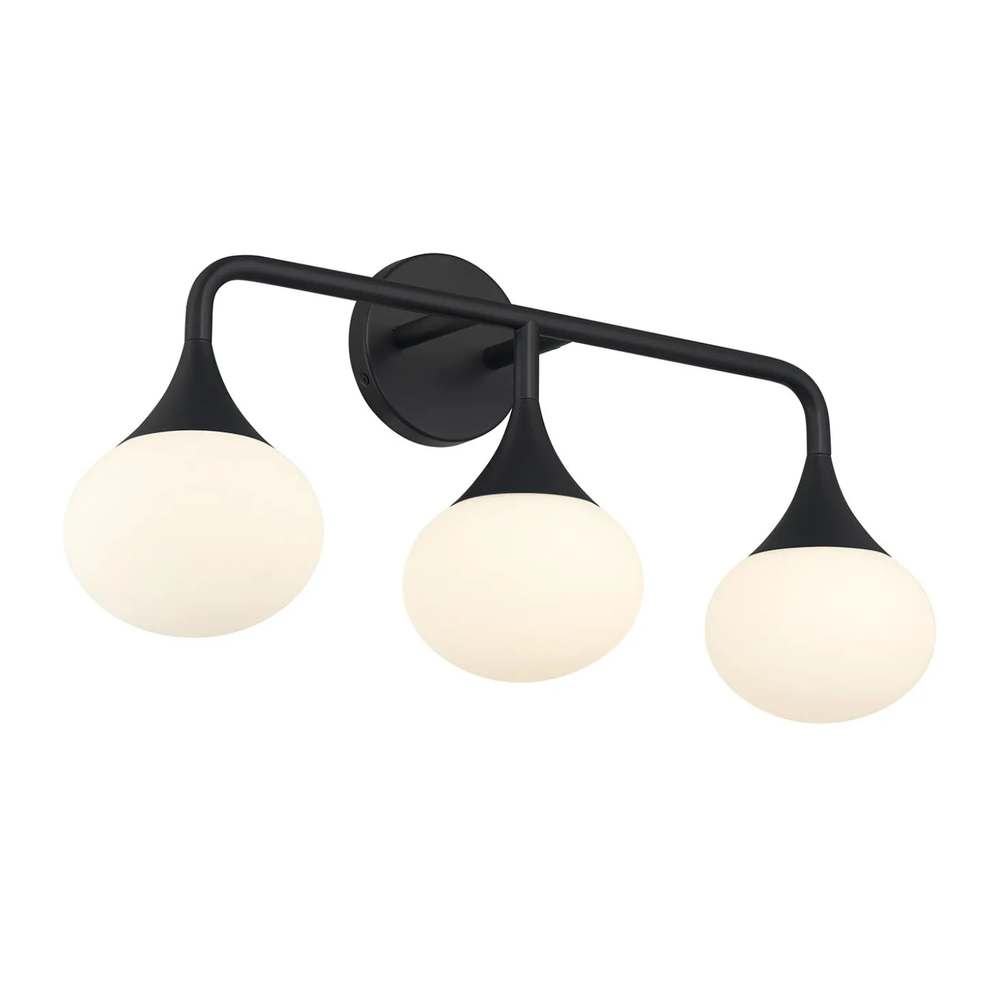 Talia 3 Light LED Vanity, Matte Black