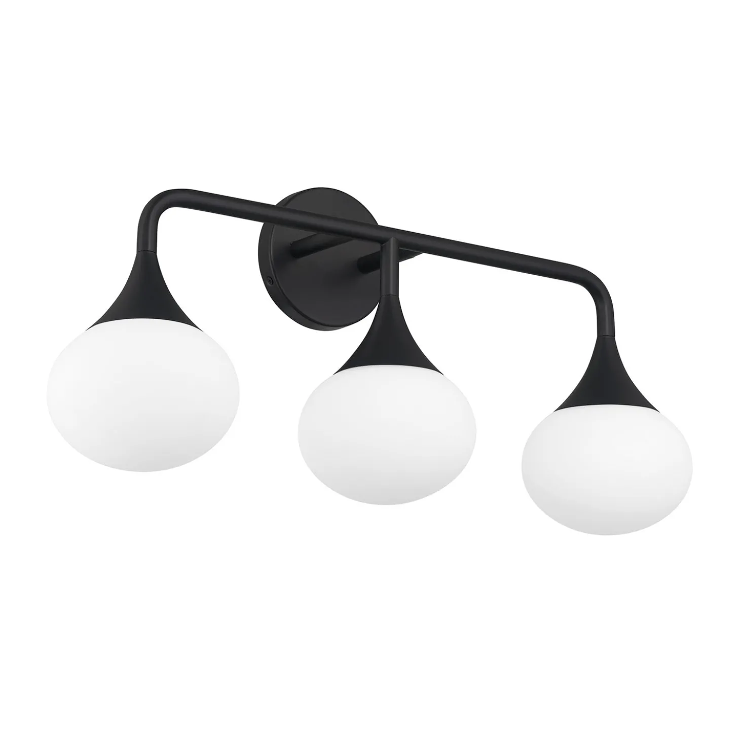 Talia 3 Light LED Vanity, Matte Black