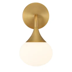 Talia LED Wall Sconce, Aged Brass