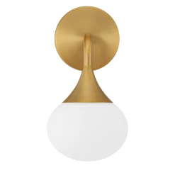 Talia LED Wall Sconce, Aged Brass