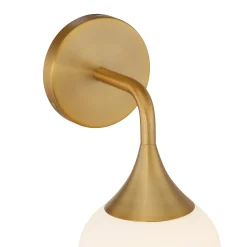 Talia LED Wall Sconce, Aged Brass