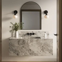 Talia LED Wall Sconce, Matte Black