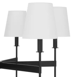 Taylor 6 Light Chandelier, Matte Black