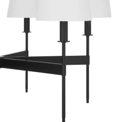Taylor 6 Light Chandelier, Matte Black