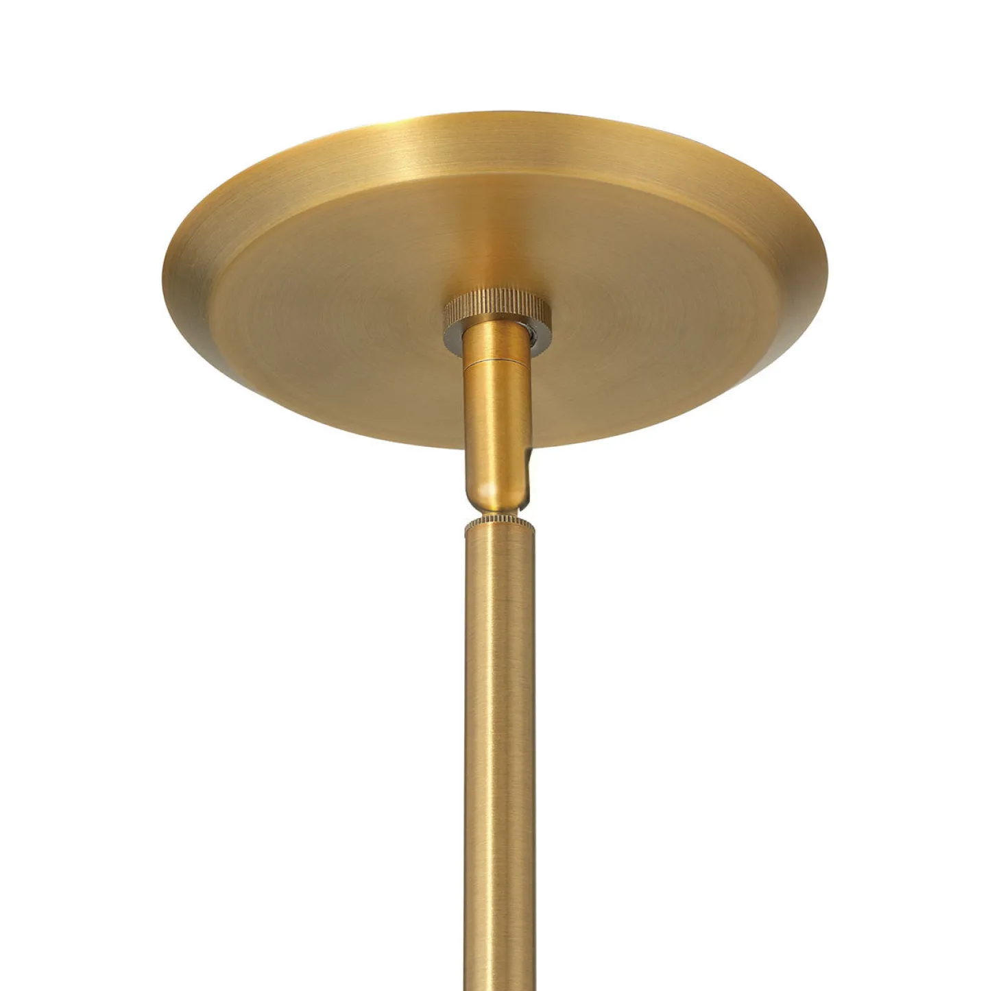 Vince 4 Light Linear LED Pendant, Aged Brass