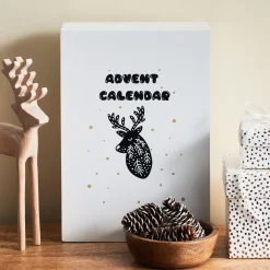 Winter Wonderland Pre-Lit LED Fold Out Wooden Advent Calendar with Drawers